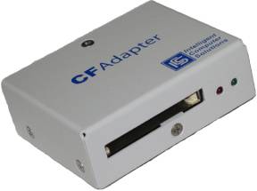 Compact flash card adapter for 50 pins flash cards and other compact CF with additional adapter. Copy to and from flash cards
