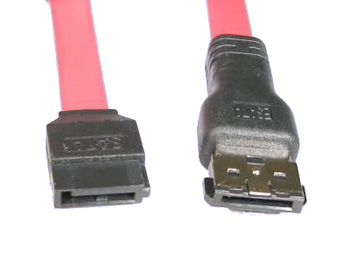 eSATA to SATA Data Cable for IM4000 Family, WipeMASSter, DiskCyphe, IMSolo-3 Family, IMSolo-4 Family, IM6007SAS, RapidImage Family.